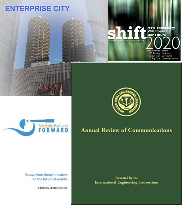 Covers of books that Russ contributed chapters to.