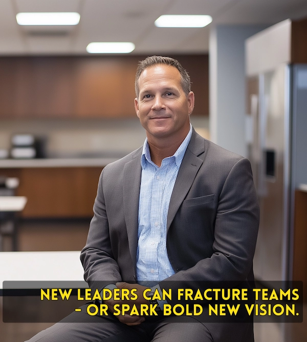 New leaders can fracture teams - or spark bold new vision.