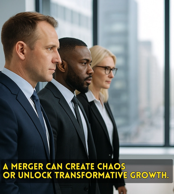 A merger can create chaos or unlock transformative growth.