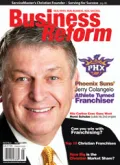 The cover of an issue of Business Reform magazine.